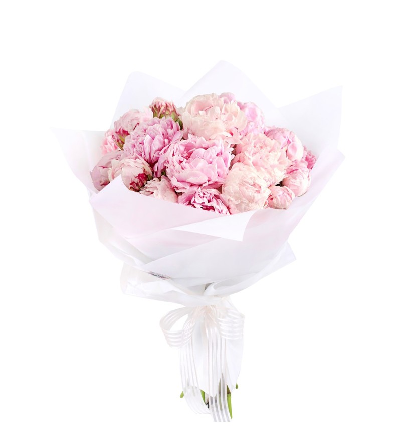 Soft Pembe Şakayık Buketi