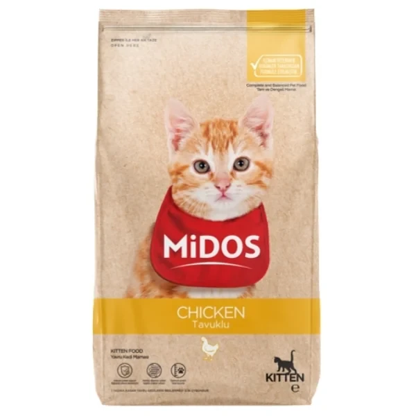 Midos Tavuklu Yavru Kedi Maması 15KG