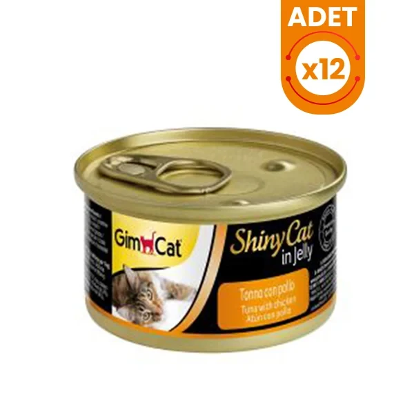 Gimcat Shinycat Tuna Balıklı Tavuklu Konserve Kedi Maması