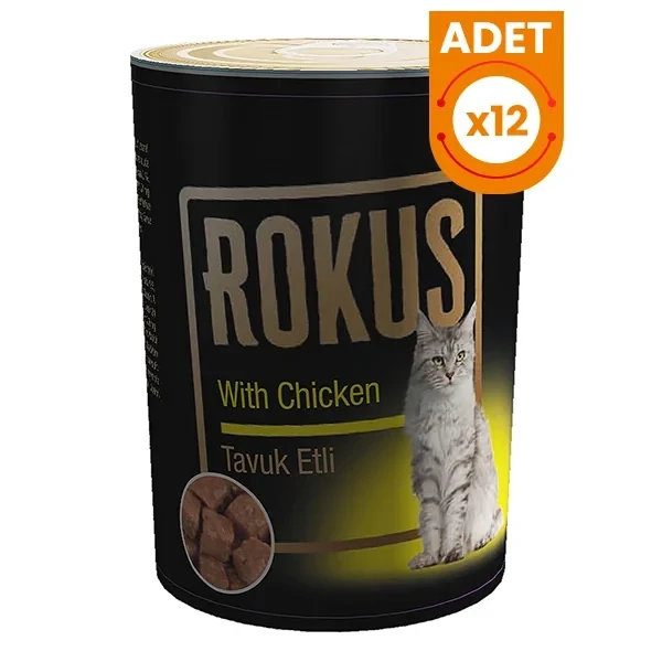 Rokus Tavuklu Yetişkin Konserve Kedi Maması