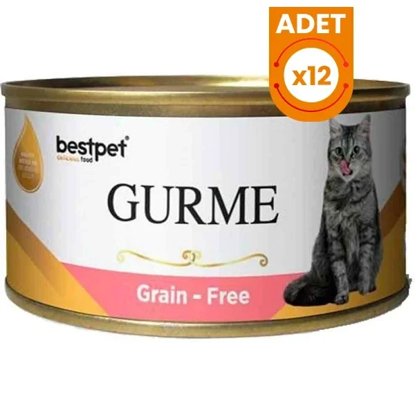 Bestpet Gurme Jöleli Somonlu Kısırlaştırılmış Konserve Kedi Maması
