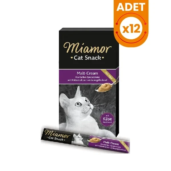 Miamor Cream Malt Peynir Özlü Sıvı Kedi Ödül Maması